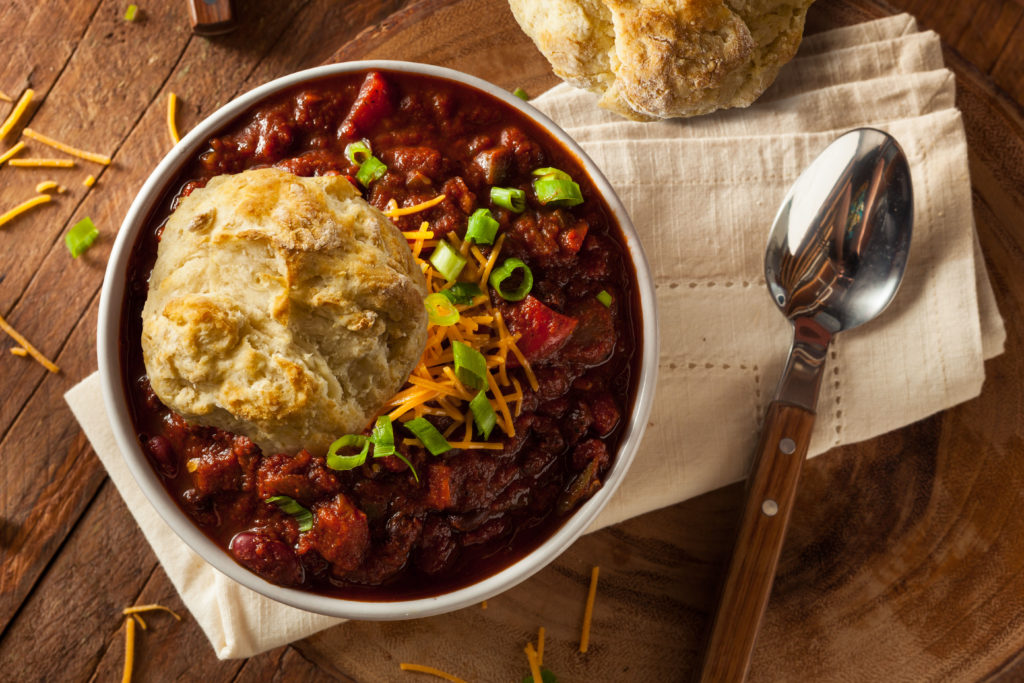 Buttermilk Biscuit Chili Bake